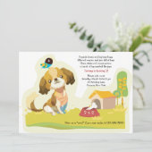 De Uitnodiging van de Hond van het puppy (Staand voorkant)