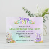 De Uitnodiging van de Jacht van de paasjacht van d (Staand voorkant)