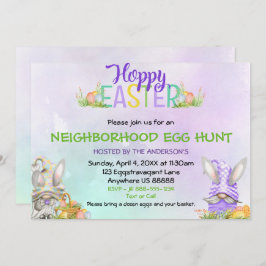 De Uitnodiging van de Jacht van de paasjacht van d