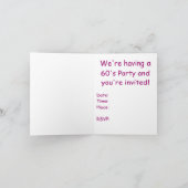 de Uitnodiging van de jaren '60Partij (Binnen)