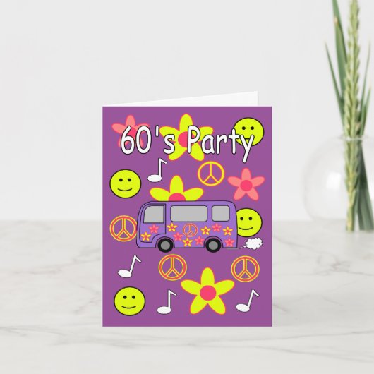 de Uitnodiging van de jaren '60Partij (Voorkant)