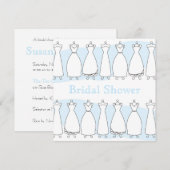 De Uitnodiging van de Kleding van het Huwelijk van (Voorkant / Achterkant)