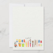 De Uitnodiging van de Kunstenaar van het kind (Achterkant)