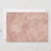 de uitnodiging van de moderne zwarte goudpartij (Achterkant)