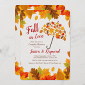 De Uitnodiging van de Paraplu van de Douche van de (Voorkant / Achterkant)