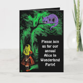 De Uitnodiging van de partij: De "kat van Cheshire (Voorkant)