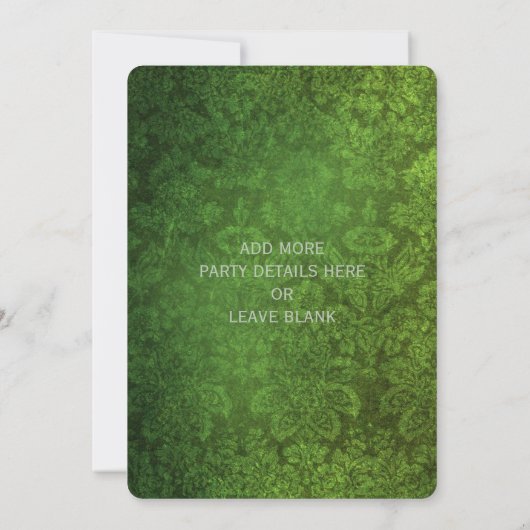 De Uitnodiging van de Partij van Boos en van Booze (Achterkant)