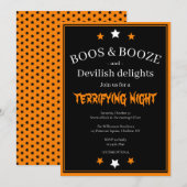 De Uitnodiging van de Partij van Boos en van Booze (Voorkant / Achterkant)