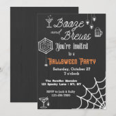 De Uitnodiging van de Partij van Booze en van Brew (Voorkant / Achterkant)