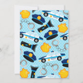 De Uitnodiging van de Partij van Cops en Robbers B (Achterkant)