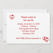 De Uitnodiging van de Partij van de Dagen, Tweezij (Achterkant)