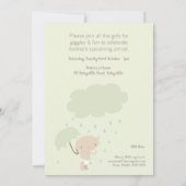 De Uitnodiging van de Partij van de Douane van de (Achterkant)