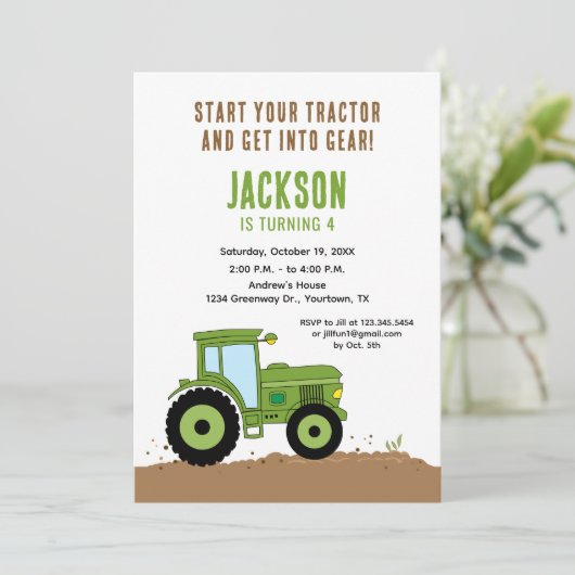 De Uitnodiging van de Partij van de Drijfster in G (Staand voorkant)