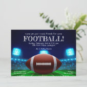 De Uitnodiging van de Partij van de Football van h (Staand voorkant)