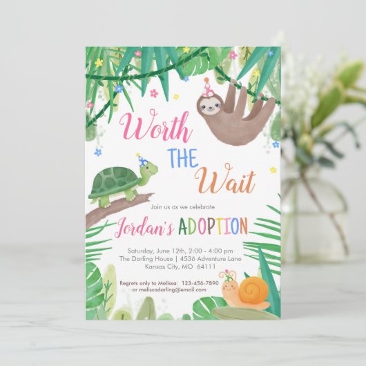 De uitnodiging van de Partij van de Goedkeuring va (Staand voorkant)