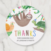 De uitnodiging van de Partij van de Goedkeuring va Bedankjes Labels (Achterkant)