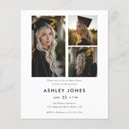 De Uitnodiging van de Partij van de Graduatie van  (Achterkant)