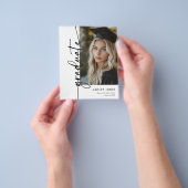 De Uitnodiging van de Partij van de Graduatie van  Flyer (Hand)