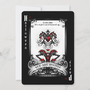 De uitnodiging van de partij van de Kaart Joker Ha