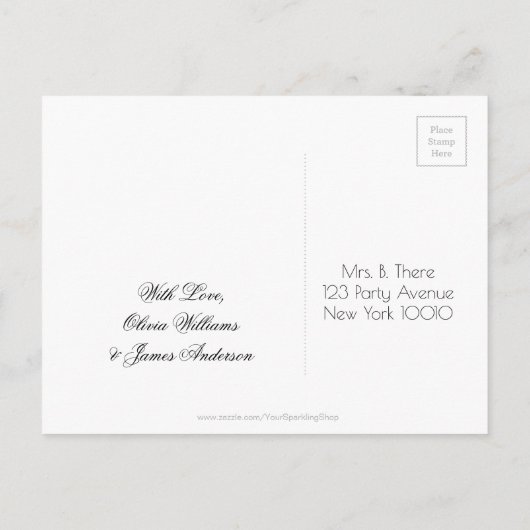 De Uitnodiging van de Partij van de onderneming sp (Achterkant)