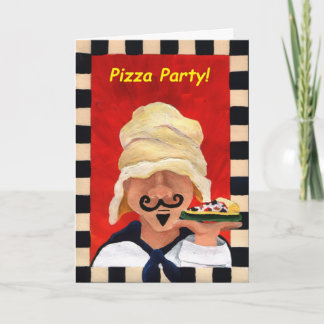 De Uitnodiging van de Partij van de pizza