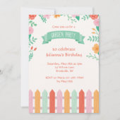 De Uitnodiging van de Partij van de Tuin van de (Voorkant)