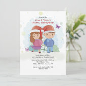 De Uitnodiging van de Partij van de Verjaardag van (Staand voorkant)