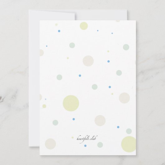 De Uitnodiging van de Partij van de Verjaardag van (Achterkant)