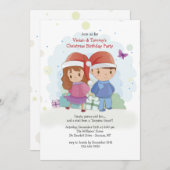 De Uitnodiging van de Partij van de Verjaardag van (Voorkant / Achterkant)