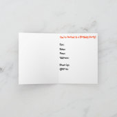 De Uitnodiging van de Partij van de Verjaardag van (Binnen)