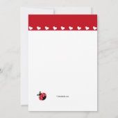 De Uitnodiging van de Partij van de Verjaardag van (Achterkant)