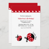 De Uitnodiging van de Partij van de Verjaardag van (Voorkant / Achterkant)