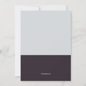 De Uitnodiging van de Partij van de Verjaardag van (Achterkant)