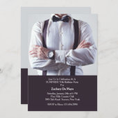 De Uitnodiging van de Partij van de Verjaardag van (Voorkant / Achterkant)