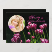 De Uitnodiging van de Partij van de Verjaardag van (Voorkant / Achterkant)