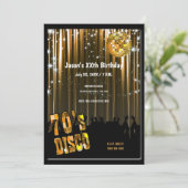 De Uitnodiging van de Partij van Disco van de teru (Staand voorkant)