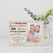 De Uitnodiging van de Partij van het Jubileum van  (Staand voorkant)