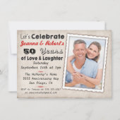 De Uitnodiging van de Partij van het Jubileum van  (Voorkant)