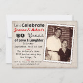 De Uitnodiging van de Partij van het Jubileum van (Voorkant)