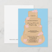 De Uitnodiging van de Partij van het Jubileum van (Voorkant / Achterkant)