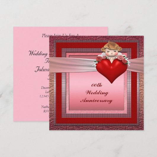 De Uitnodiging van de Partij van het Jubileum van (Voorkant / Achterkant)