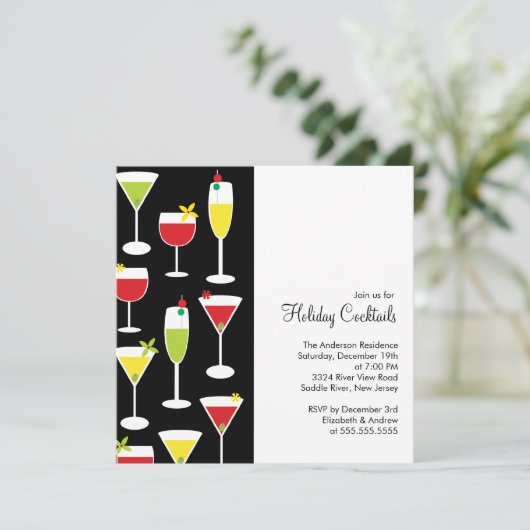 De Uitnodiging van de Partij van Kerstmis van de (Staand voorkant)