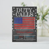 De Uitnodiging van de Plaatsing van de Vraag van d (Staand voorkant)