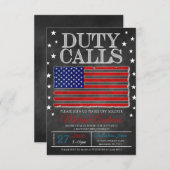 De Uitnodiging van de Plaatsing van de Vraag van d (Voorkant / Achterkant)