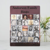 De Uitnodiging van de Reunion van de familie en de (Staand voorkant)