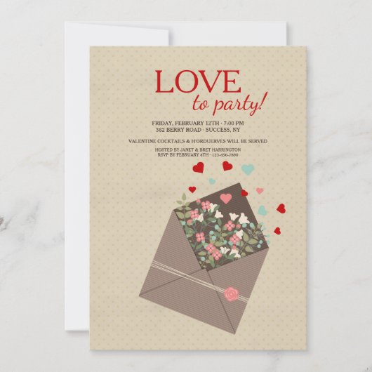 De Uitnodiging van de Ruikertjes van Valentijn (Voorkant)