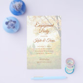 De Uitnodiging van de Scène van de Verloving van d Flyer (Enkel)