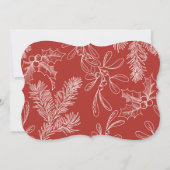 De uitnodiging van de Seizoenfeestdag vieren (Achterkant)