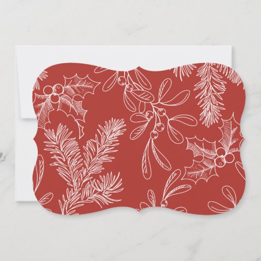 De uitnodiging van de Seizoenfeestdag vieren (Achterkant)