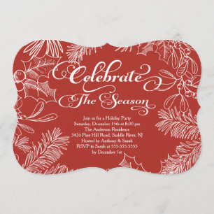 De uitnodiging van de Seizoenfeestdag vieren